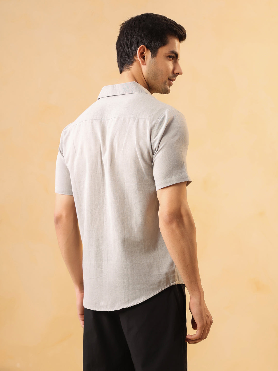 Light Grey Short Sleeve Shirt