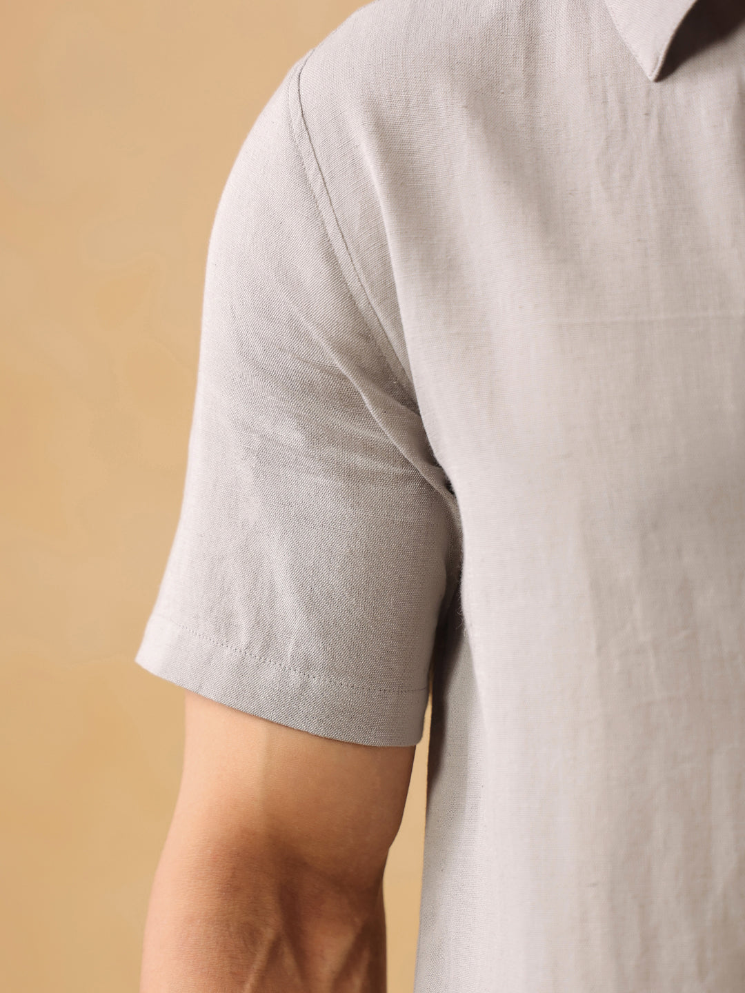 Light Grey Short Sleeve Shirt