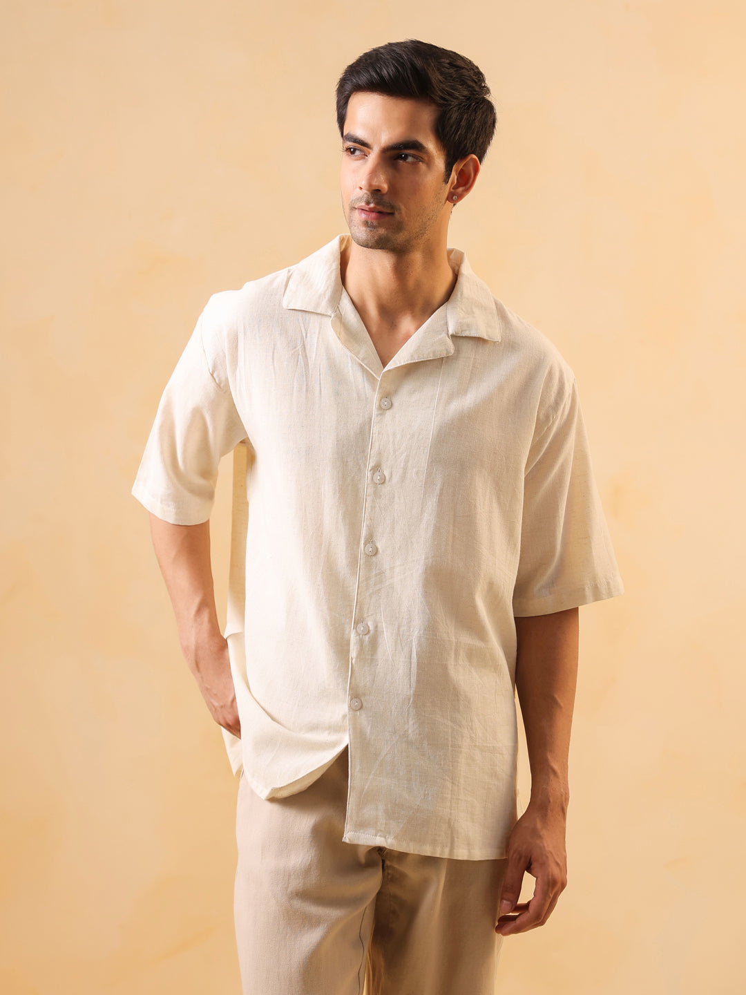 Ivory Breeze Men’s Relaxed Cubano Shirt