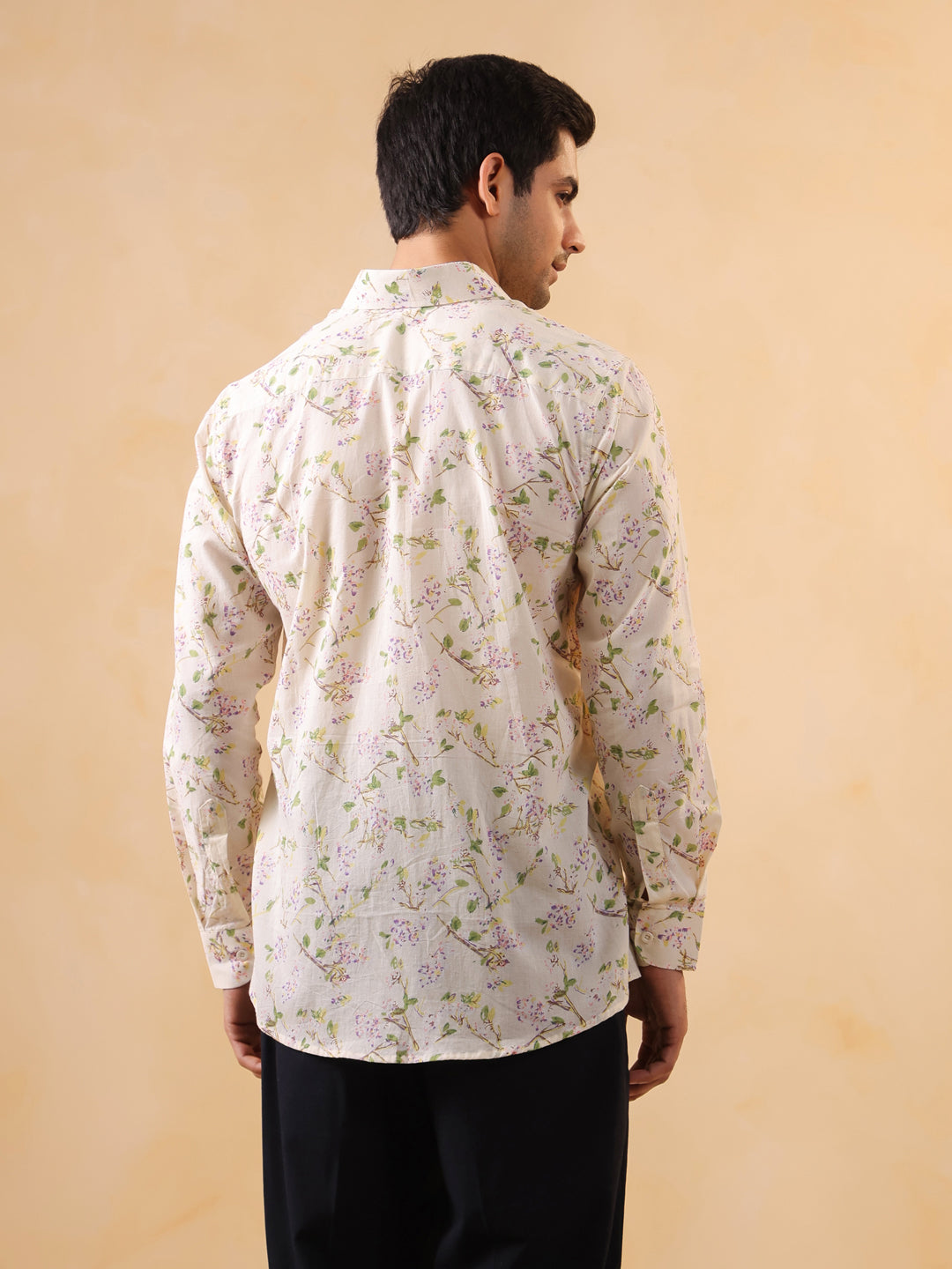 Floral Print Long Sleeve Shirt