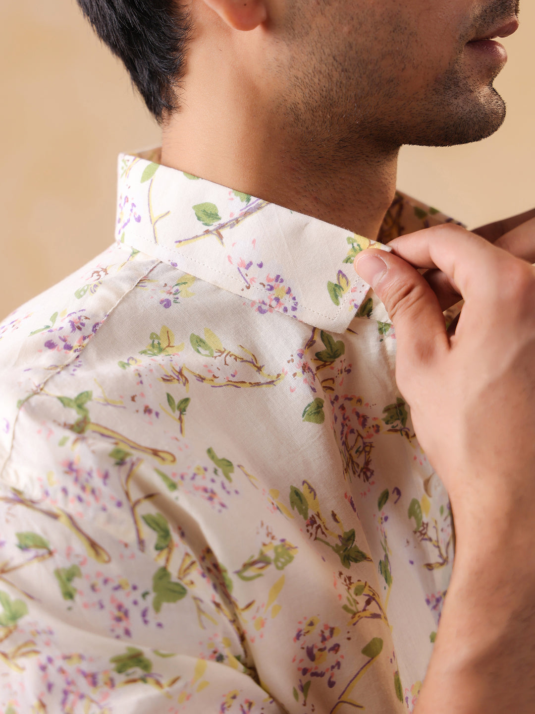 Floral Print Long Sleeve Shirt