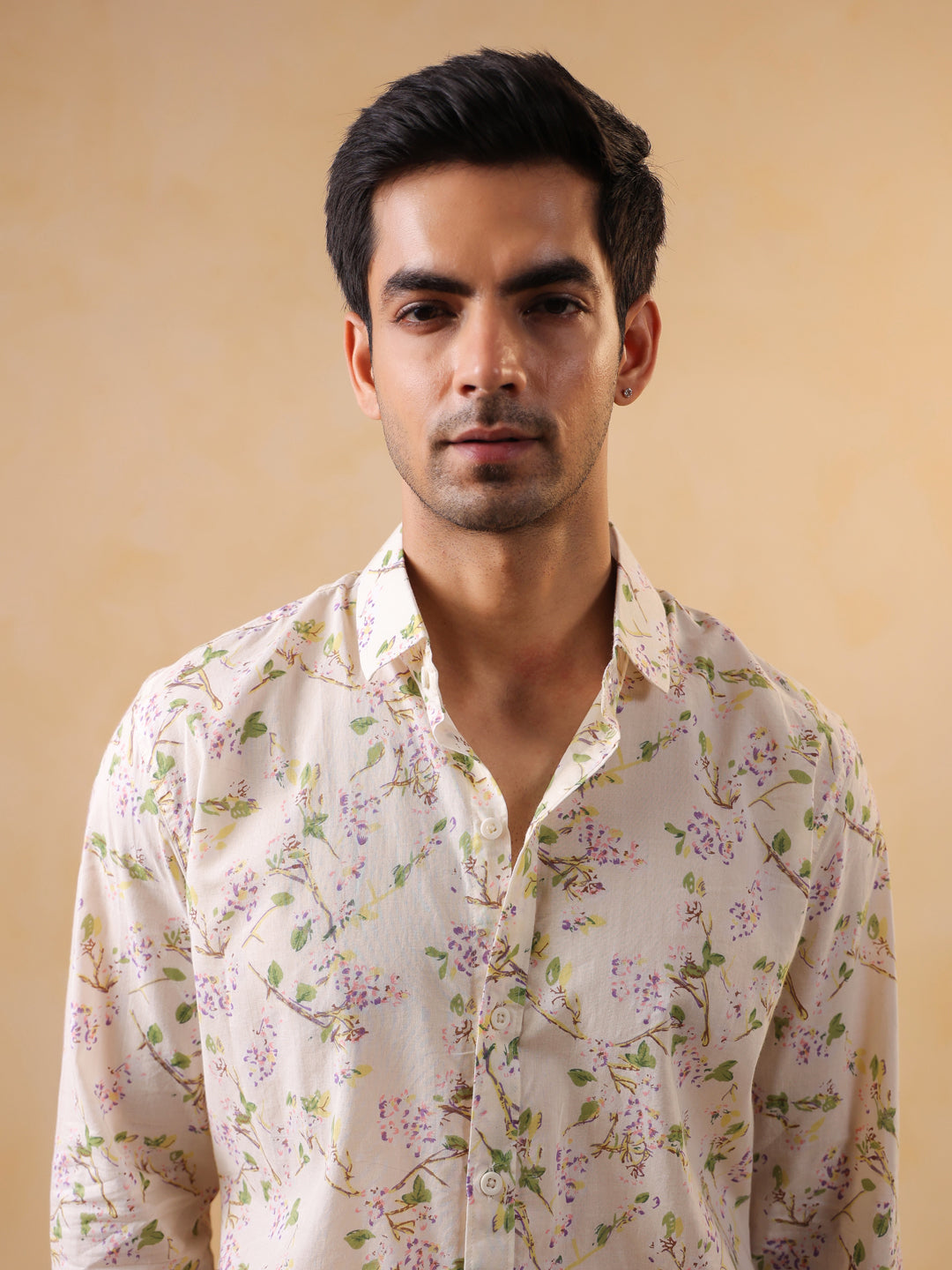 Floral Print Long Sleeve Shirt