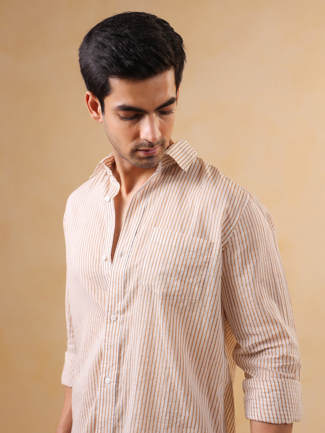 CalmStripe Casual Shirt