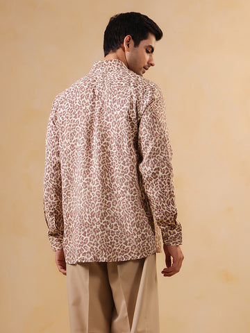 Leopard Print Long Sleeve Shirt