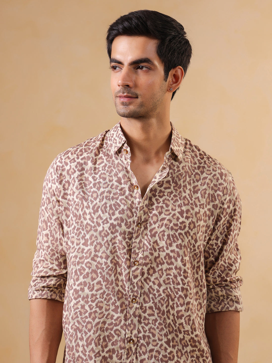 Leopard Print Long Sleeve Shirt