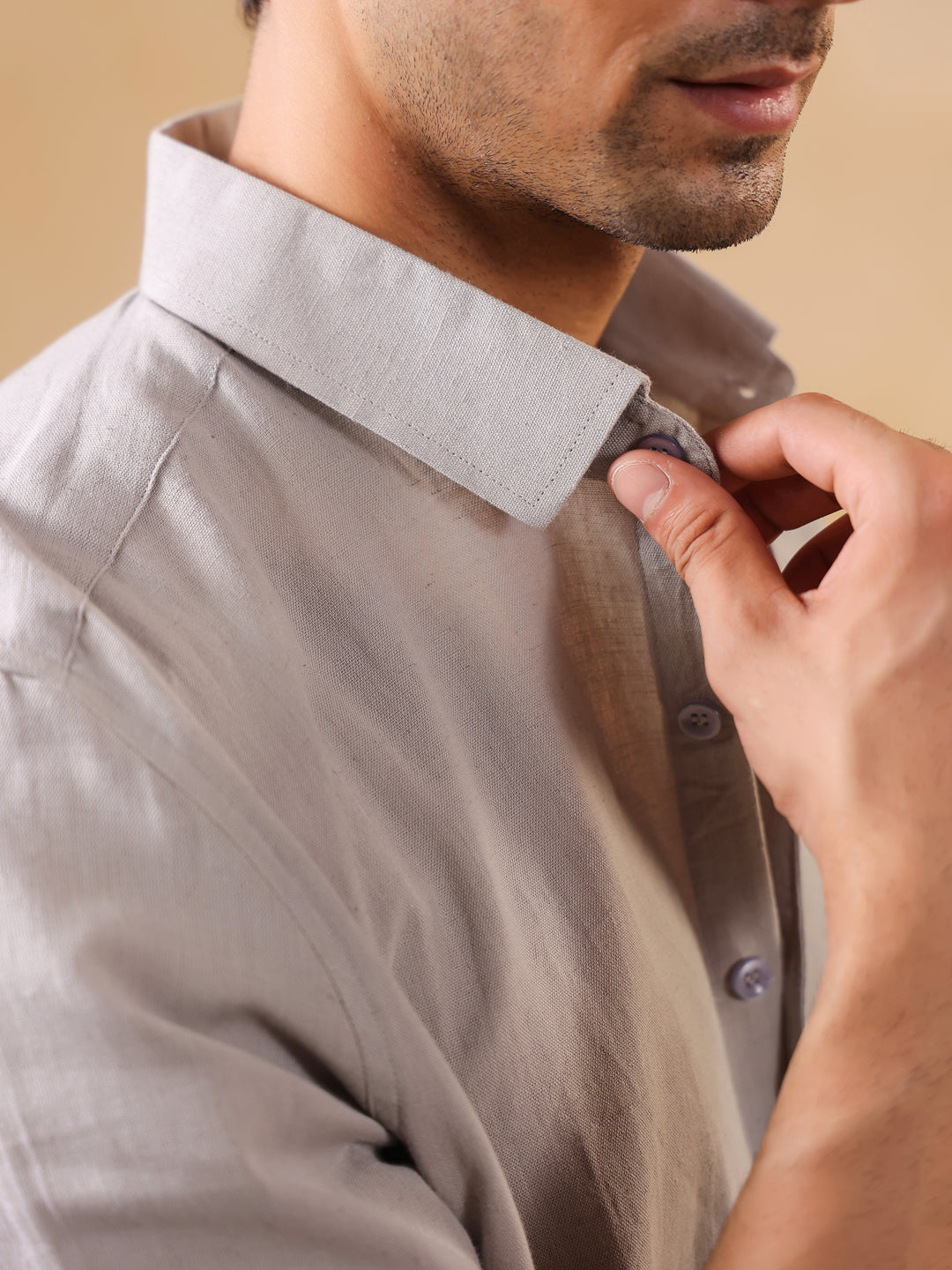 Light Grey Long Sleeve Shirt