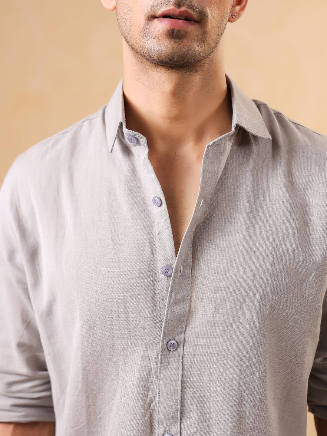 Light Grey Long Sleeve Shirt