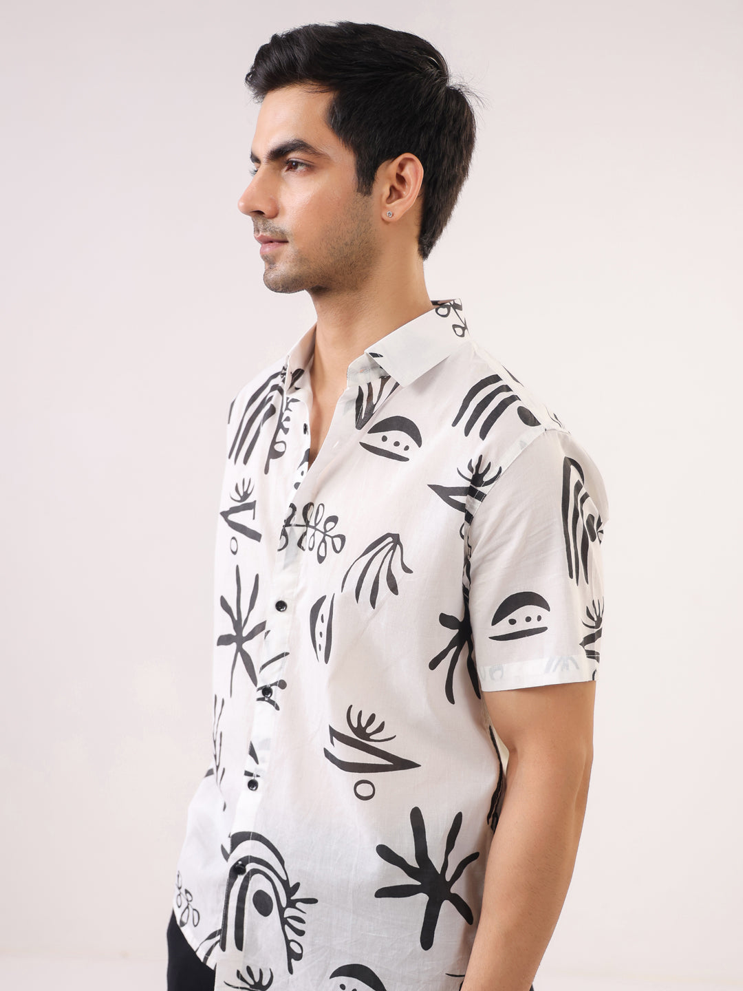 Abstract Echo Printed Shirt