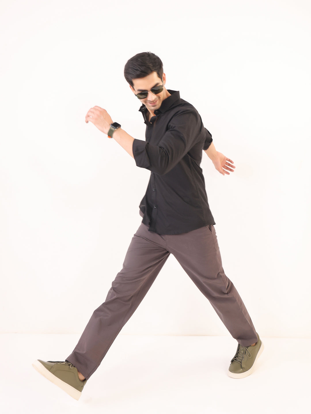 Classic Black Premium Cotton Shirt