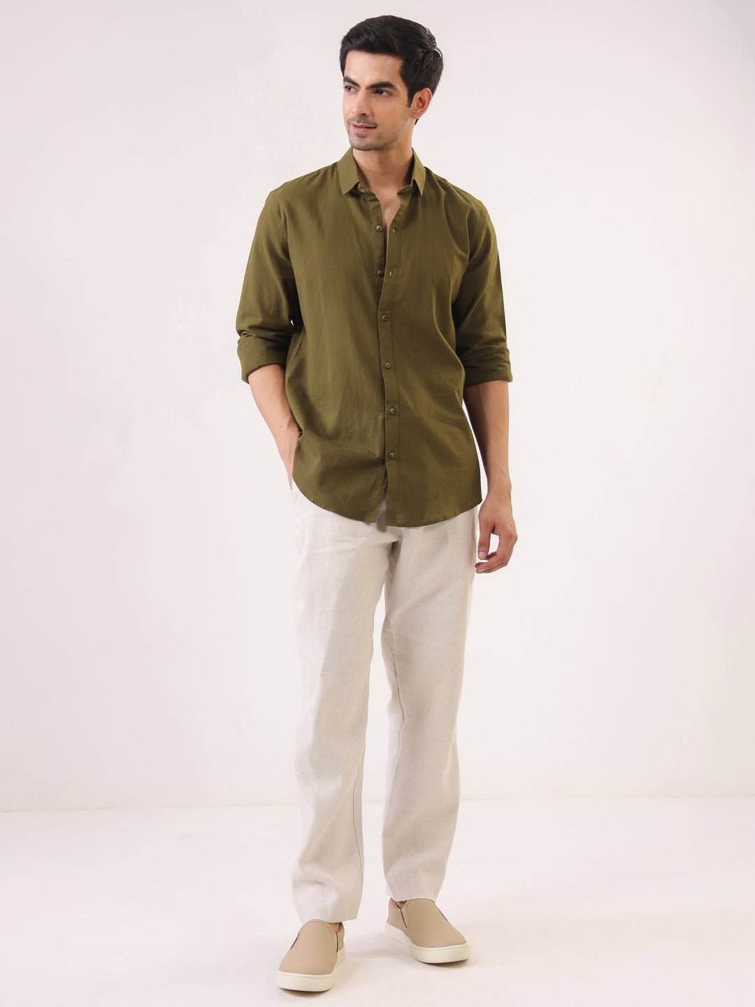 Forest Olive Premium Everyday Shirt