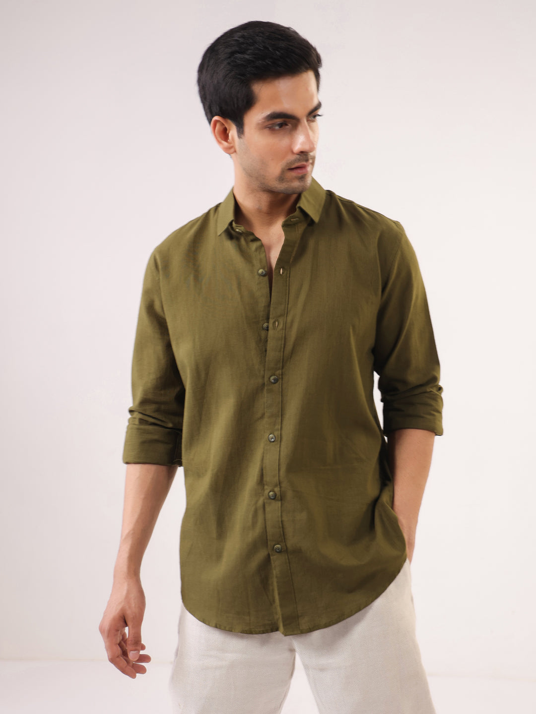 Forest Olive Premium Everyday Shirt