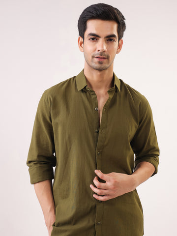 Forest Olive Premium Everyday Shirt
