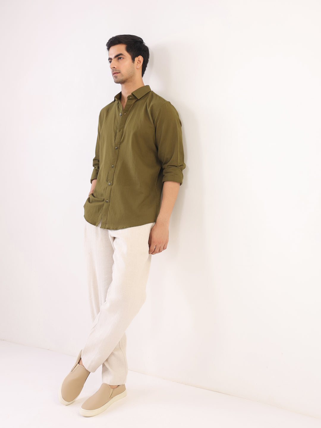 Forest Olive Premium Everyday Shirt