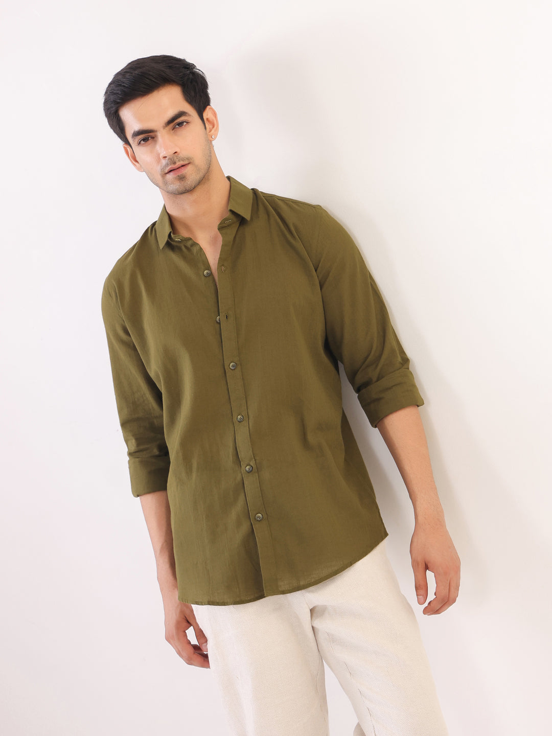 Forest Olive Premium Everyday Shirt