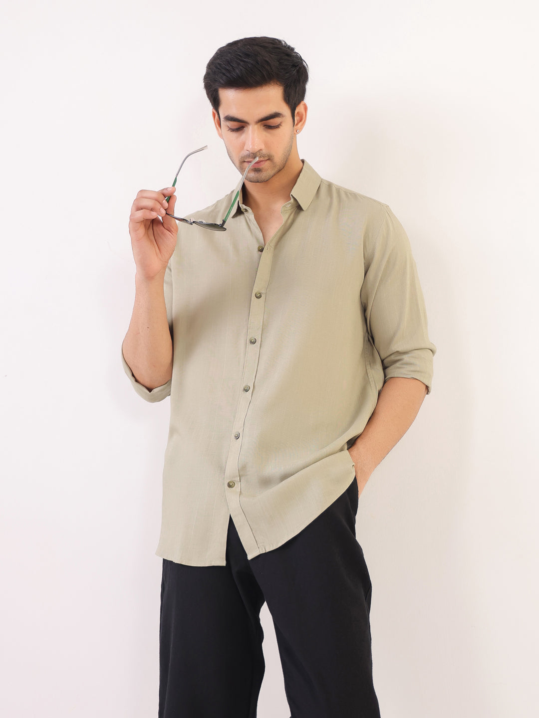 Calm Olive SmoothTouch Long-Sleeve Shirt