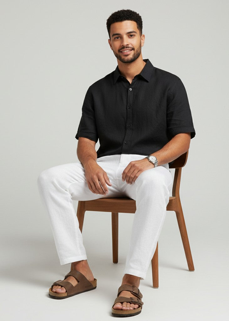 Black Short Sleeve Shirt