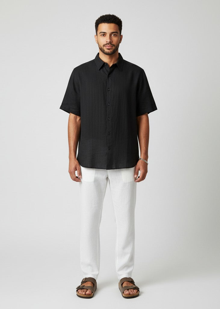 Black Short Sleeve Shirt